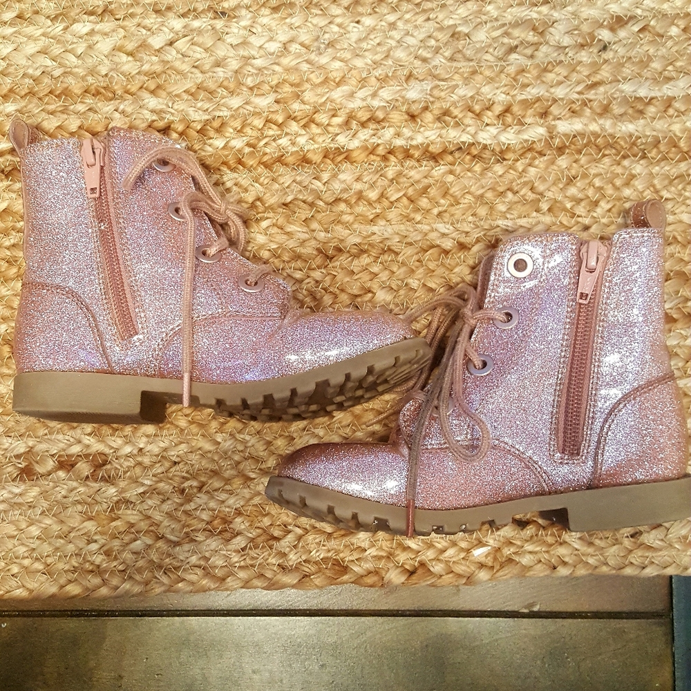 Pink Sparkle Boots